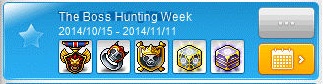 boss hunting week list